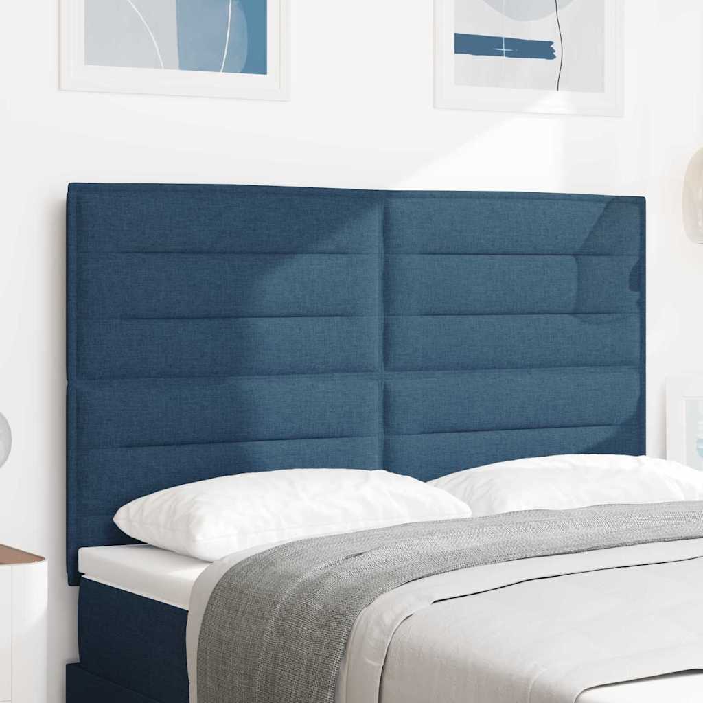 Headboard Blue 160 cm Fabric