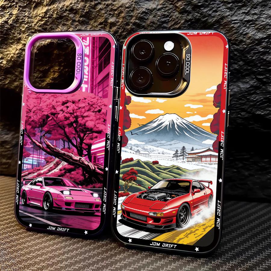 Спортивный чехол для телефона JDM для iPhone 17 Pro Max 16 12 Pro 13 Air 14 Plus 15 11