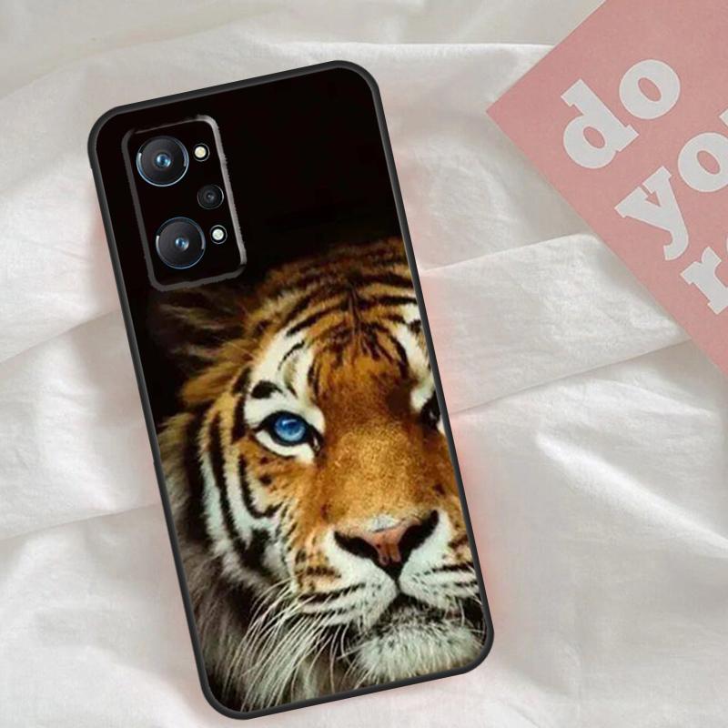 Чехол Волк Собака Кошка Птица Лев Тигр Животное Для Realme C65 C67 C71 C63 C61 C55 C51 C53 C35 C75 11 12 13 14 15 Pro Plus GT6 GT7 Pro