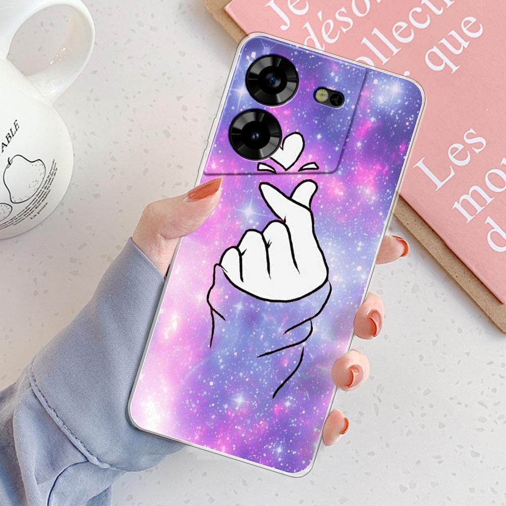 Чехол для Tecno Pova 5 Coque Для Tecno Pova Neo 3 Чехол Мягкий Силикон ТПУ Прозрачный Чехол для Телефона Для Tecno Pova 4 4 Pro Pova 2 3 Funda