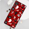 Милый чехол для телефона с призраком и летучей мышью на Хэллоуин для Samsung Galaxy S26 S23 Ultra S20 S21 S22 S24 S25 Plus S10 S25 FE Funda Cover