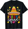 Мужская повседневная хлопковая футболка с коротким рукавом 'Fiesta Squad' с принтом Сомбреро, Маракасы, Тако