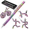 Fidget Toys Pens, Pressure Reducing Magnetic Metal Pens, Multifunctional Writing Magnetic Pens, Gifts for Children or Friends
