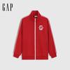 Gap Unisex 2025 Spring Logo Colorblock Stand Collar Jacket
