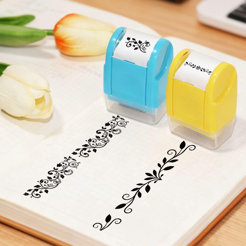 Convenient Pattern Vine Rolling Stamp Score Printing Painting Graffiti Gifts Toy Scrapbooking