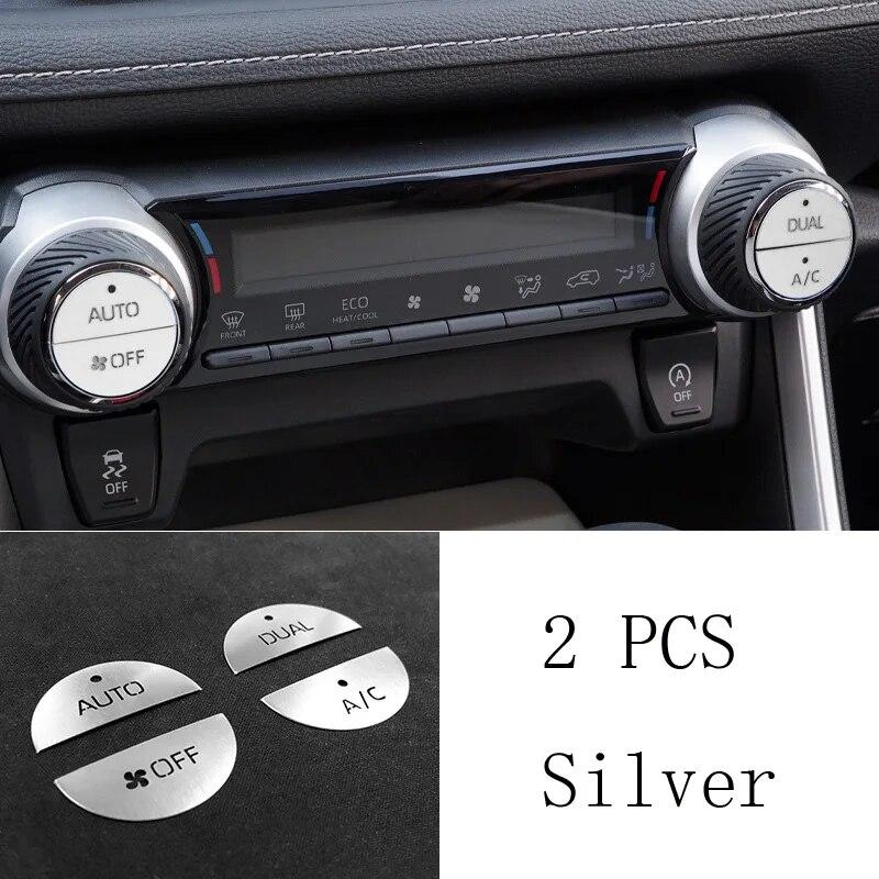 Электронный ручной тормоз для кондиционера, мультимедийная кнопка, блестящая накладка, наклейка для RAV4 RAV 4, аксессуары для интерьера