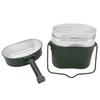 Military Mess Tin Multifunction Nonslip Durable Food Grade Aluminium 180 Celsius  Temperature Resistant