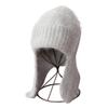 Adorable Color Knit Hat Windproof Ears Thermally Design Winter Outdoor Use