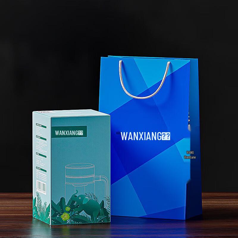 Стеклянная бутылка-заварник Wanxiang с ручкой