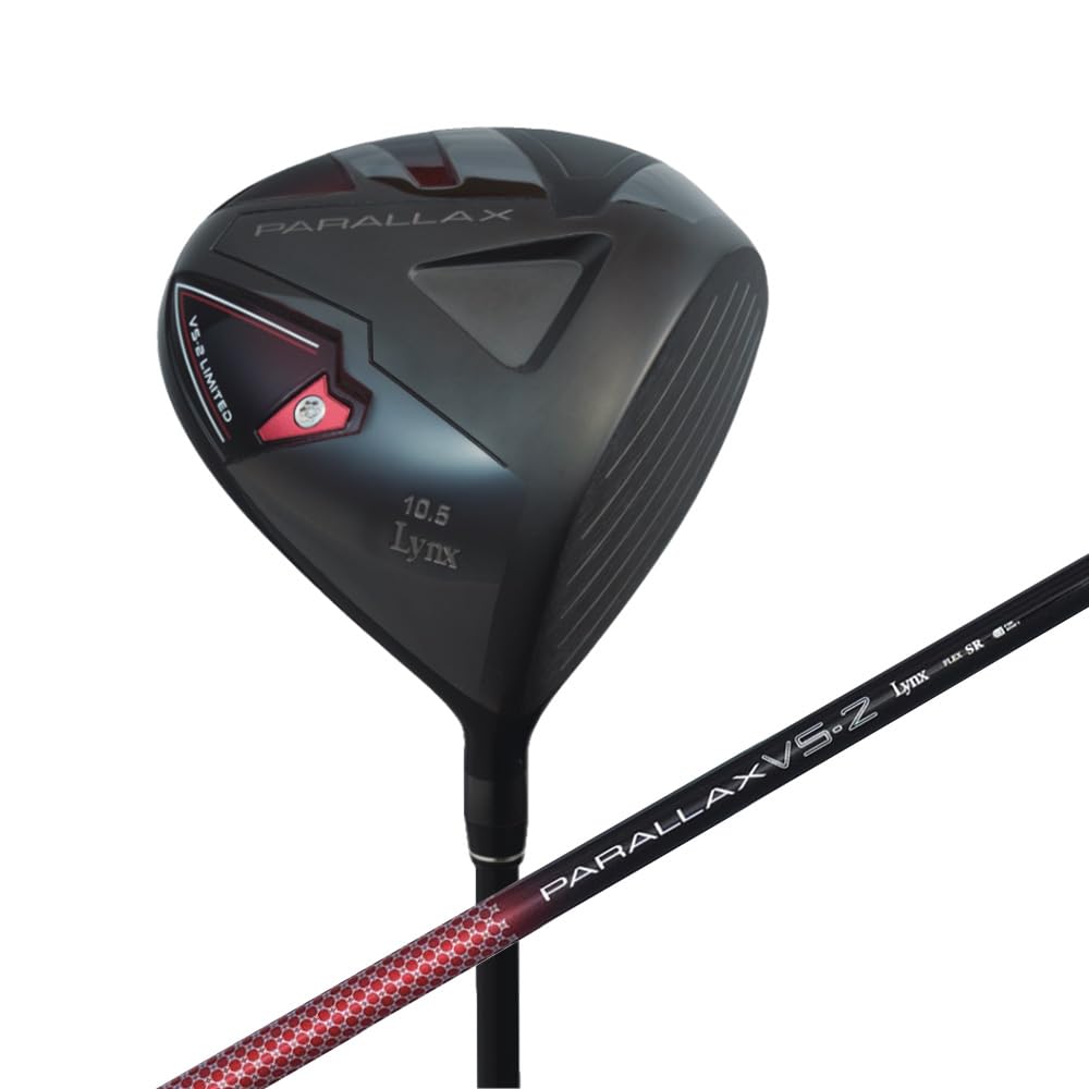 LYNX Golf PARALLAX LIMITED PARALLAX VS2 LIMITED SLE Rule Compliant Short Driver 43 Inches R Flex PARALLAX LIMITED VS-2 VS2WC+H/C 43"R