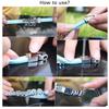 10pcs Number Bag Belt Decoration Silver Color Belt Buckle Decoration  20cm Cotton Dolls
