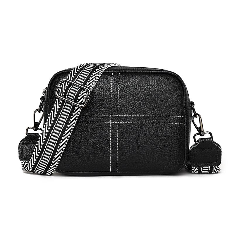 Настоящая кожаная сумка через плечо для женщин, высококачественные кожаные сумки, простой кошелек для телефона Zero