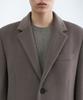Musinsa Standard Cashmere Blend Masculine Chesterfield Long Coat [Taupe]
