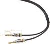 AmazonBasics Speaker Cable Wire with Gold Plated Banana Plug CL2-99.9% Oxygen-Free - 1.8m Black