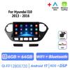 Autoradio multimédia Android 17 pour Hyundai Grand I10 2013-2016, navigation GPS, stéréo, Carplay, Auto, WIFI+4G, lecteur vidéo 2 DIN
