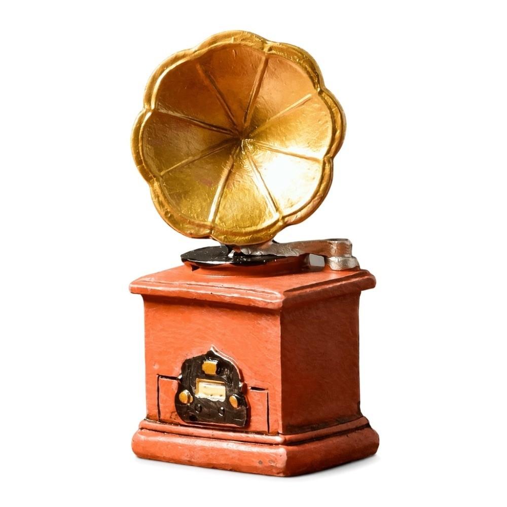 Detailed Carved Exterior Texture Vintage Style Resin Desktop Decorative Piece