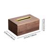 Коробка для салфеток, деревянная декоративная коробка для хранения бумаги, прямоугольная переносная крышка для салфеток, держатель для салфеток для дома, стола, автомобиля, гостиной, el