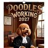 Animal Theme Hanging Calendar 2027 Funny Dog Working Wall Calendar, Jan. 2027-Dec. 12 x Daily Schedule Organizer 8 Inch Monthly Planner with