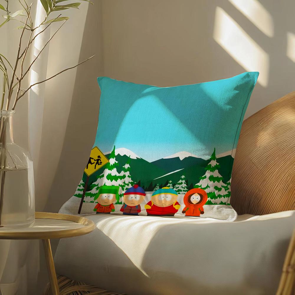 Southparkdecorative Pillow Case Pillowcase, Double-Sided Printed, Sofa Cushion, Bedroom Headboard