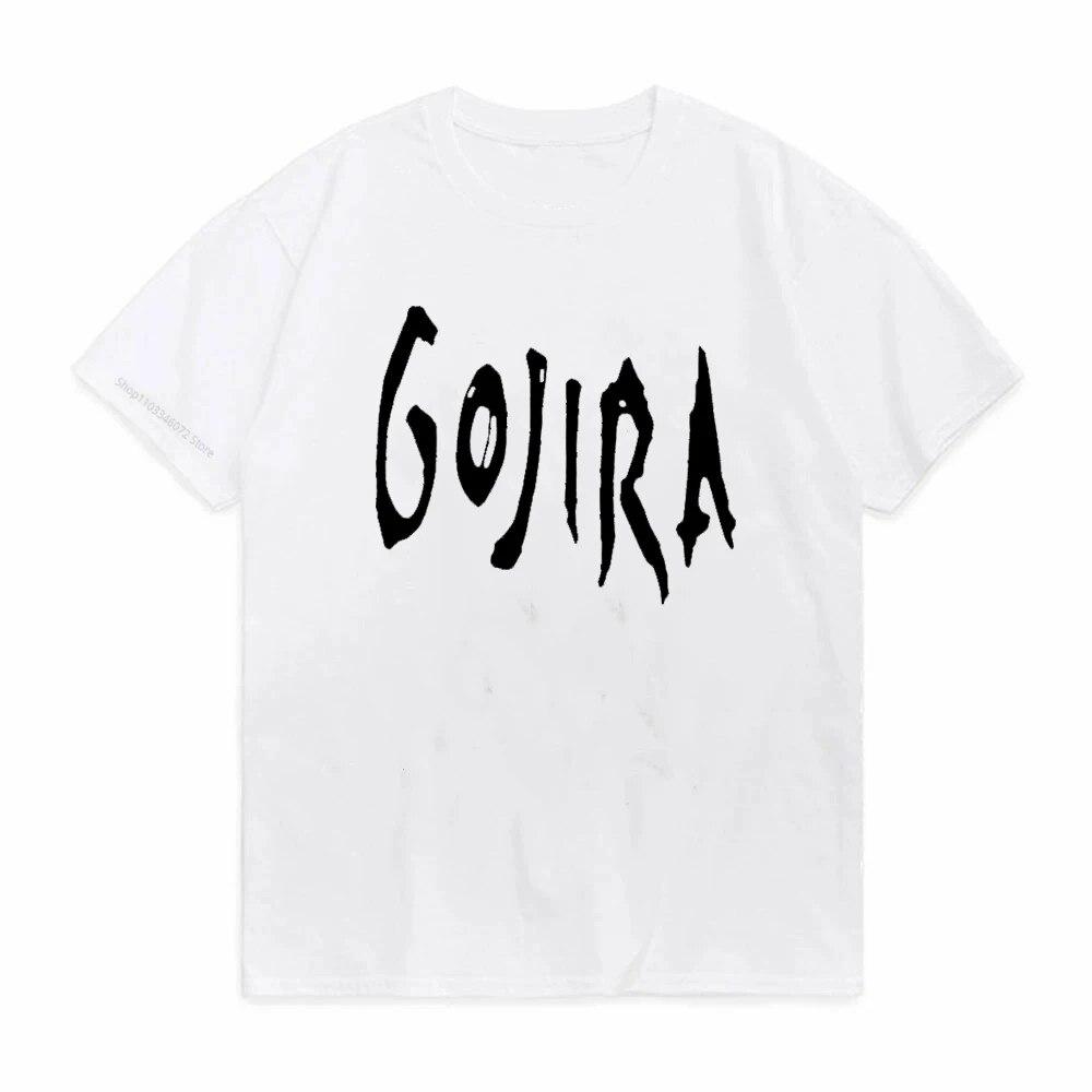 Футболка унисекс, футболка Gojira, унисекс, хлопковая футболка с металлической музыкой, уличная футболка Harajuku, толстовки в стиле поп Y2k, топы