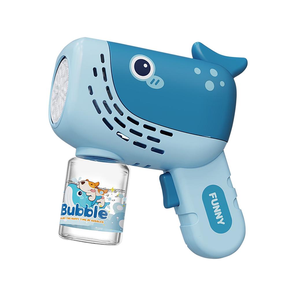 Детская электрическая мыльная машина Light Bubble полностью автоматическая мультяшная игрушка для выдувания пузырей