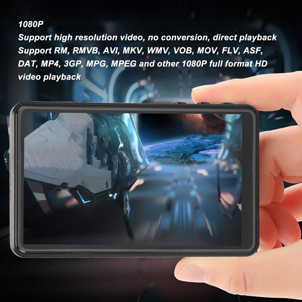 Портативный MP3-плеер 1000 мАч Bluetooth 4-дюймовый Full Multifunction Поддержка записи для путешествий