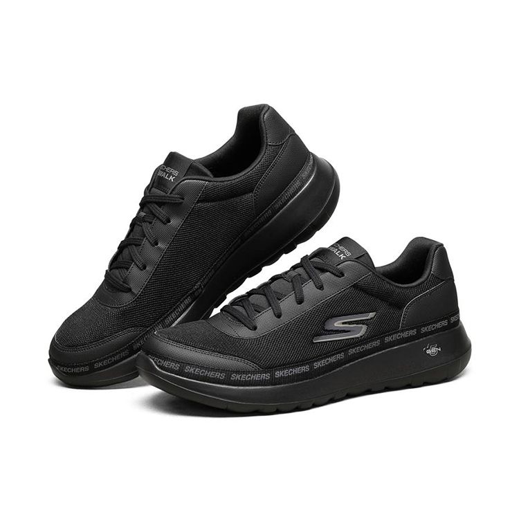 Skechers Go Walk Max Удобные сетчатые низкие кроссовки для бега Мужская кроссовка Черный 894013-BBK