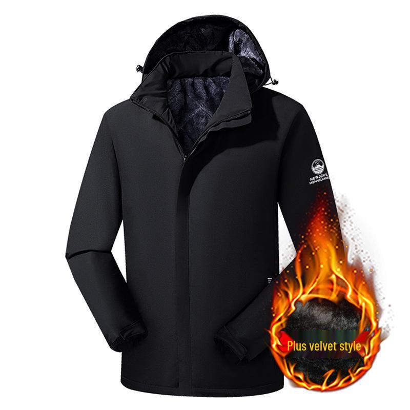 Унисекс куртка для альпинизма на открытом воздухе, водонепроницаемая, со съемным дизайном