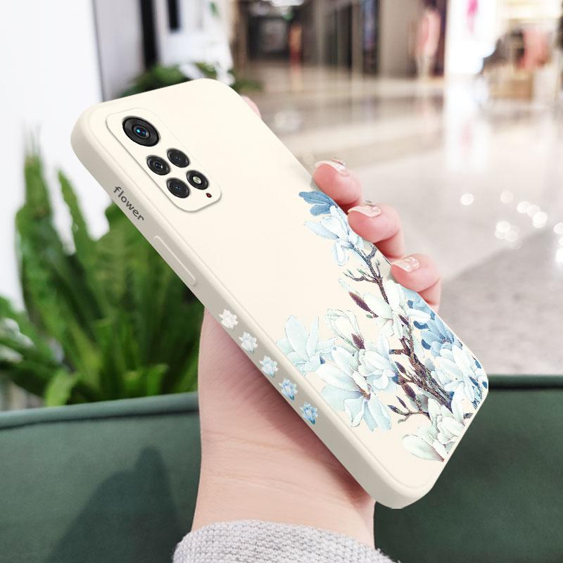 Чехол для телефона с цветком магнолии для Xiaomi Redmi Note 14 13 12 12S 11 11S 11T 10 10A 10T 10S 9T Pro Plus 10C 9A 9C 9T 4G 5G
