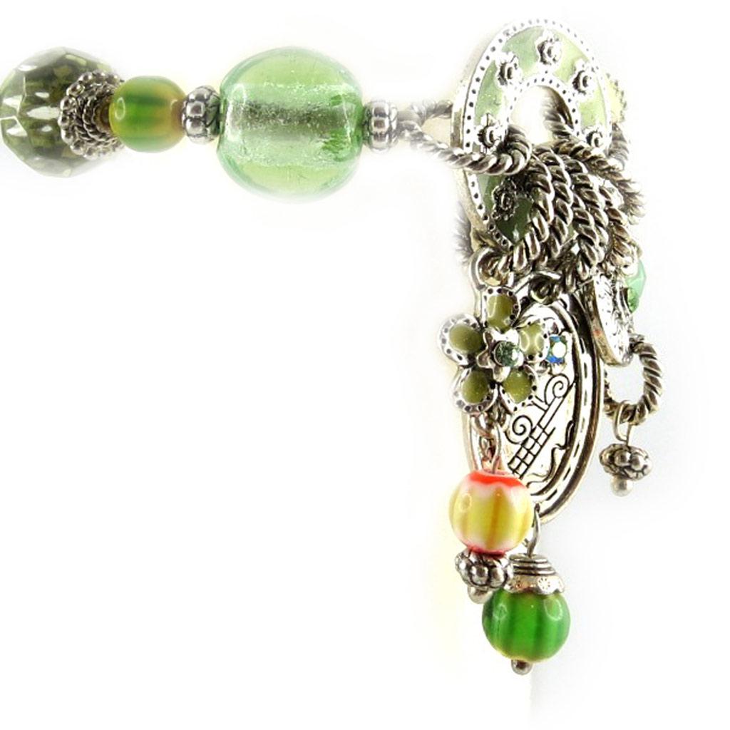 Les Trésors De Lily [E0462] — Зеленый дизайнерский браслет «Таласса»