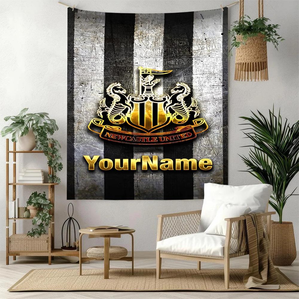 Newcastle Custom Your Name Wall Decor Tapestry Art For Pet Memorial Birthdaywedding Party Backdrop Family Gift