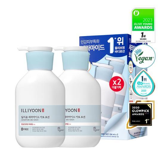 ILLIYOON Лосьон с церамидами Ato 334 мл*2