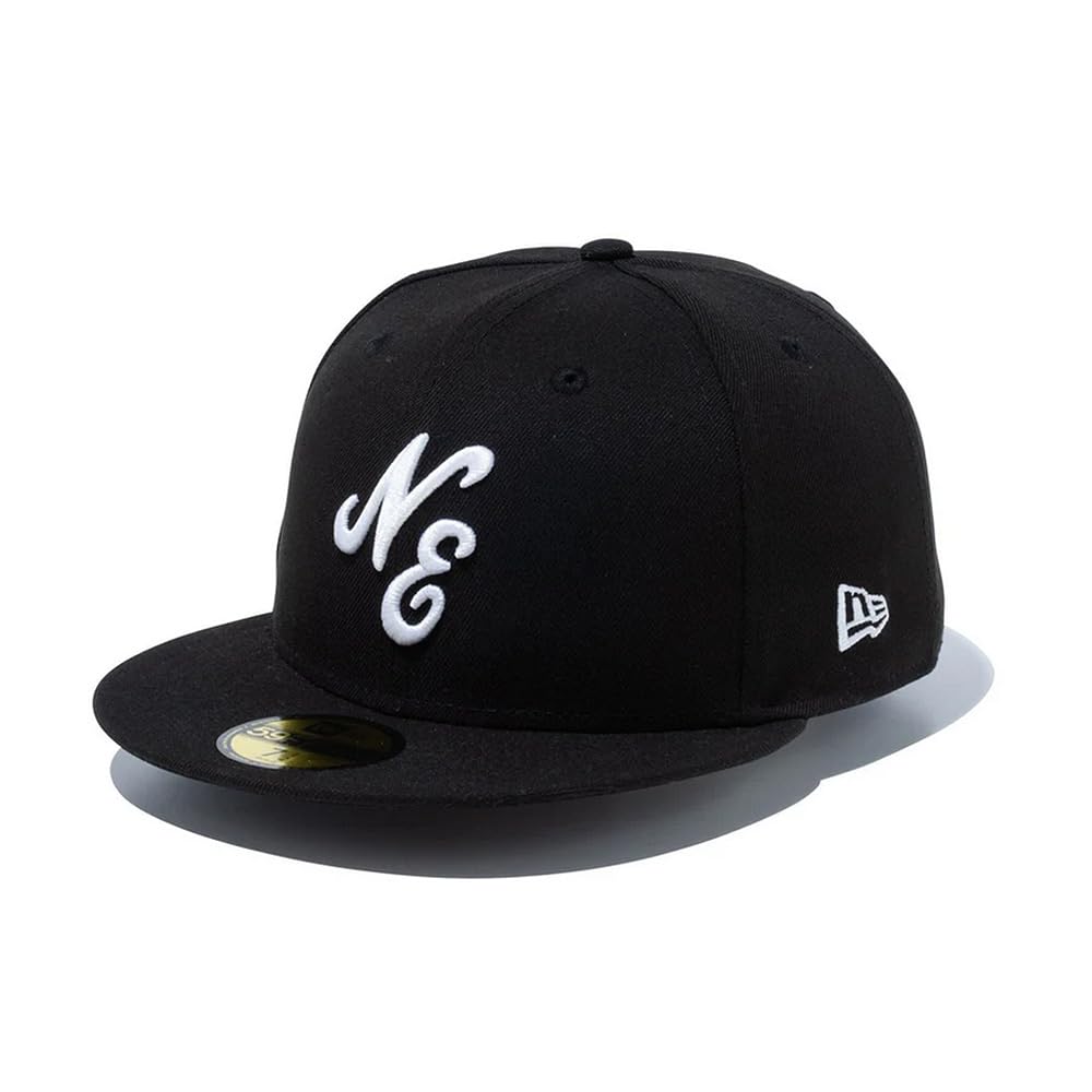 New Era Кепка 59FIFTY с NE Размер 7 5950 NELOGO BLK Размер 25J Логотип, Черный, 3/4, WHI,