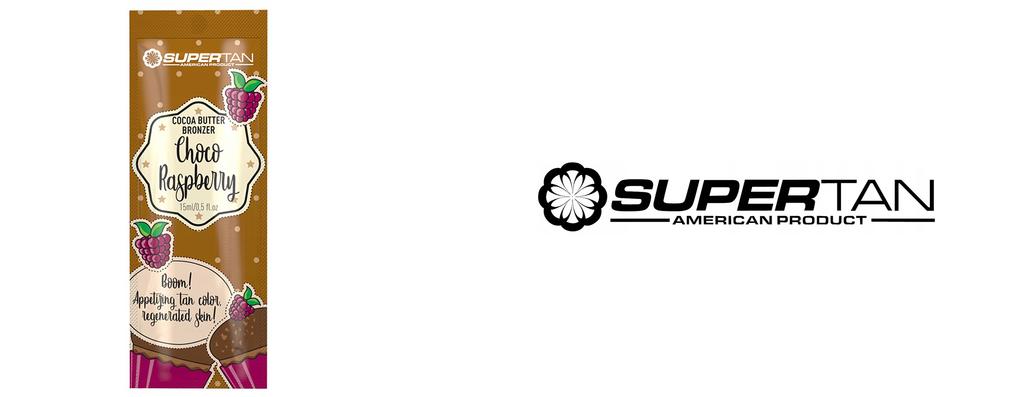 Supertan Choco Raspberry Tanning Lotion Choco x5pcs