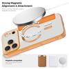For Magsafe Clear Flip Leather Slot Card Bag Holder Magnetic Phone Case For 17 Pro Max Air Wireless Charging Wallet Cover
