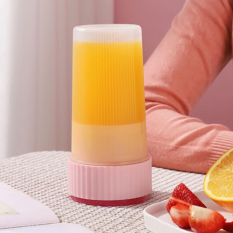 Мини-электрический блендер, портативная соковыжималка для фруктов, чашка, зарядка через USB, миксер для смузи, молочных коктейлей