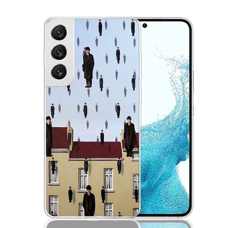 Чехол для телефона с рисунком Рене Магритта для Samsung Galaxy S26 Ultra S23 S24 S25 Edge S20 FE S21 S22 Plus Мягкий чехол с принтом Fundas Gal