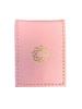 [SGI] Soka Gakkai Buddhist Amulet Case Leather (with Eight Leaves) with Chain (Pink)