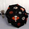 1pc Halloween Cats Automatic Open/close, Heavy-Duty Iron Frame & 8-Rib structure, Compact Folding Umbrella for Women/Men, All-Season Travel, Halloween