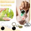 Personalise Your Gemstone Metal Keychain