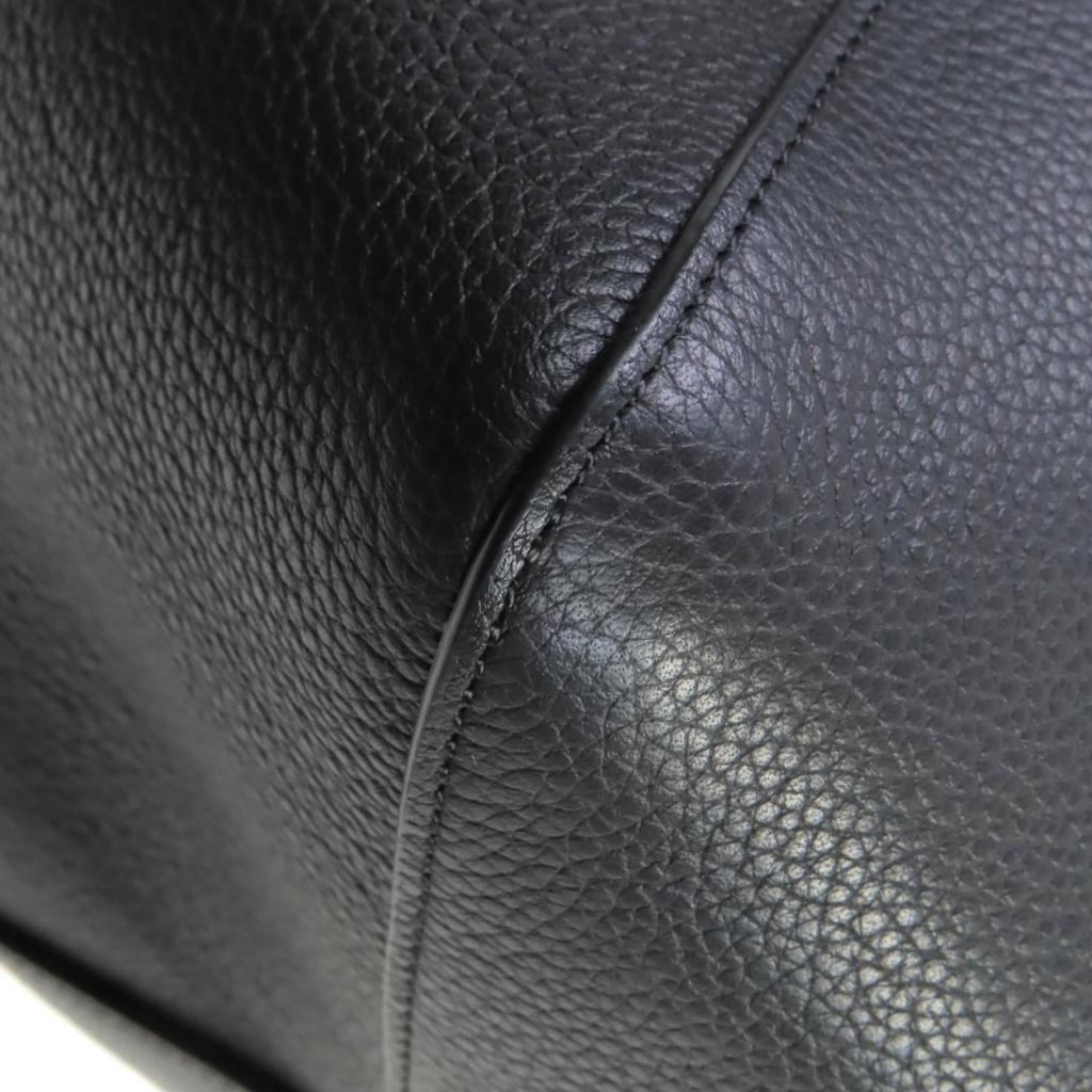 Excellent CELINE Tote Bag Kava Phantom Small With logo black Soft grain calf Women 18902 Used