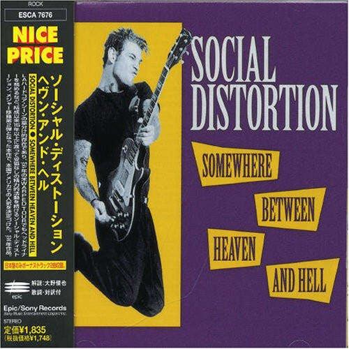 CD SOCIAL DISTORTION - Где-то между раем и адом ESCA7676 Epic 1997 Япония ОбиРок Б/У