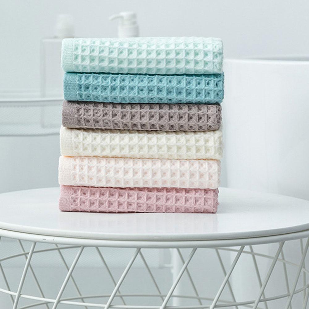 1/10 шт. Набор вафельных полотенец из высококачественного хлопка, банное полотенце, ультраабсорбирующее, мягкое, без ворса, быстросохнущее, легкое, банное полотенце для ванной комнаты