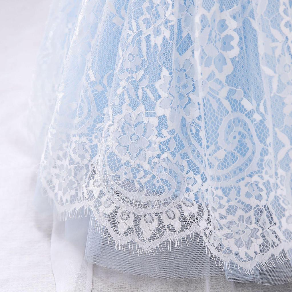 Платье подружки невесты с большим бантом для девочек на крестины 1 года, платье принцессы на день рождения, костюм, вечернее свадебное платье с короткими рукавами