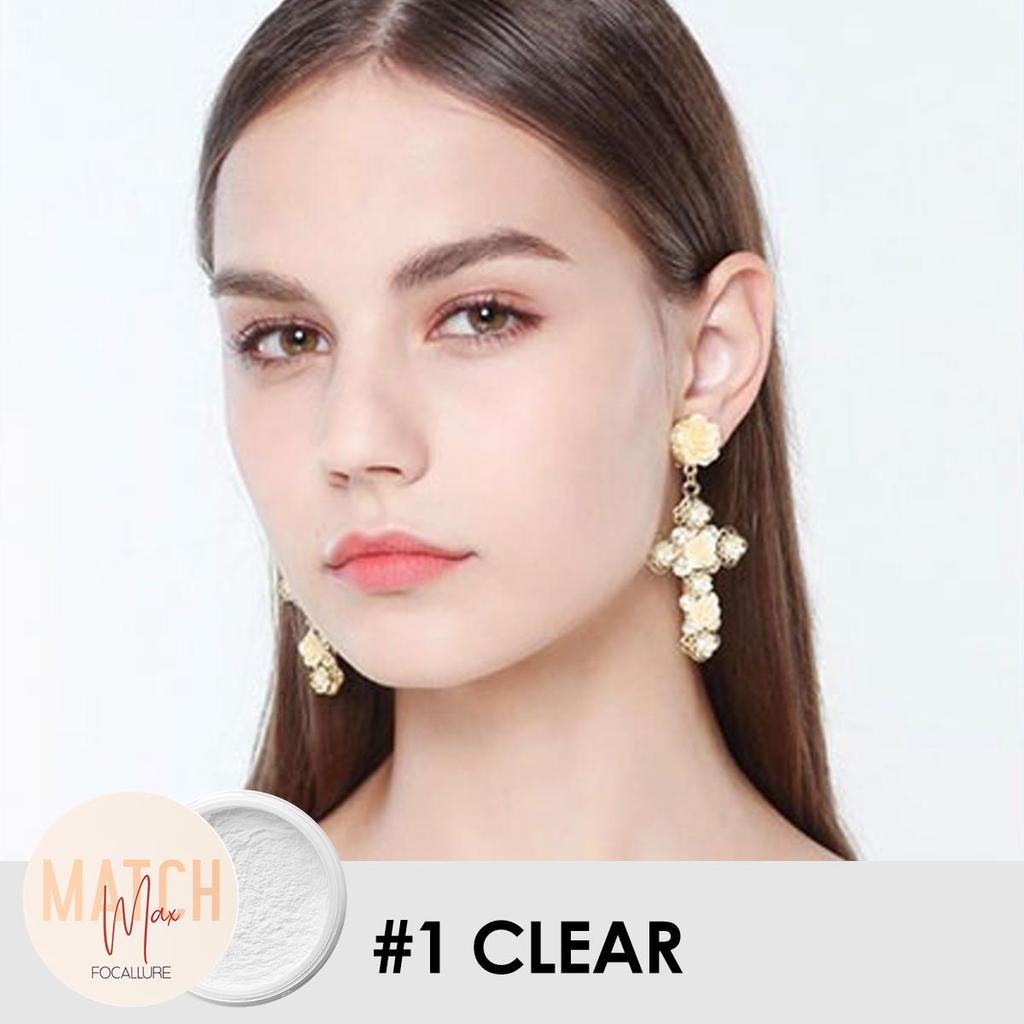 Focallure 4 цвета, минеральная рассыпчатая пудра для лица, водостойкая матовая пудра для макияжа, финишная пудра для контроля жирности, женская косметика