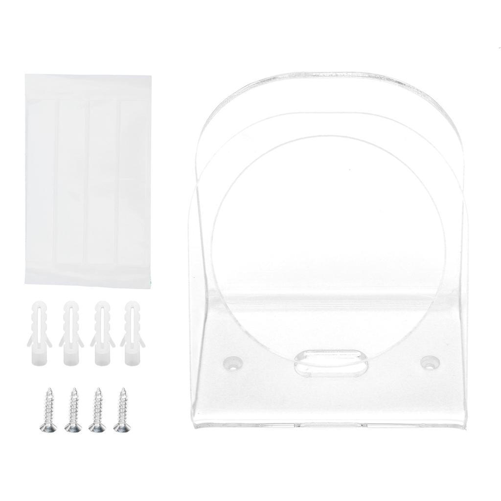 2 in 1 Desktop Stand Acrylic Transparent Save Space Wall Mounted Stand for Speaker