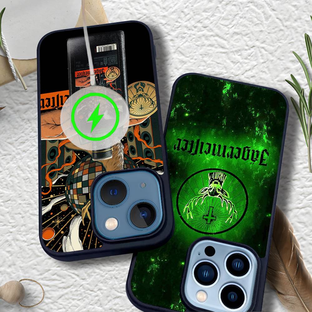 Горячий J-Jagermeisters Для Magsafe Для iPhone Чехол для телефона 17 Air 16 15 14 Plus 13 12 Mini 11 Pro Max Тонкий Магнитный Чехол