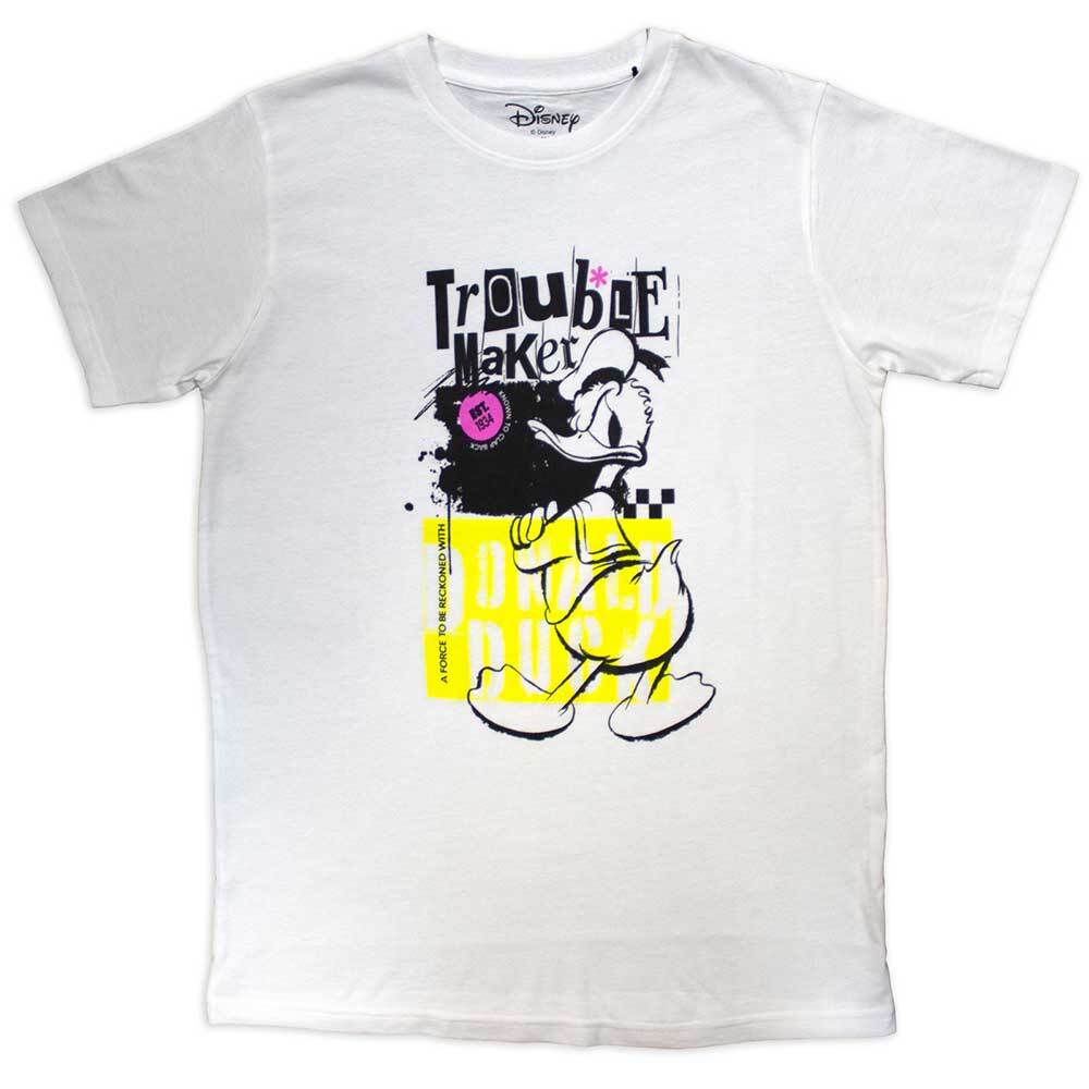 Donald Duck Unisex Tshirt Trouble Maker (Xxlarge)