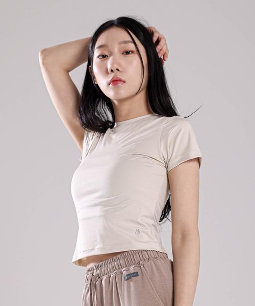 MOREOUT Women'S Yoga Essential Basic Crop T-Shirt 4Tt4436 (Type B)