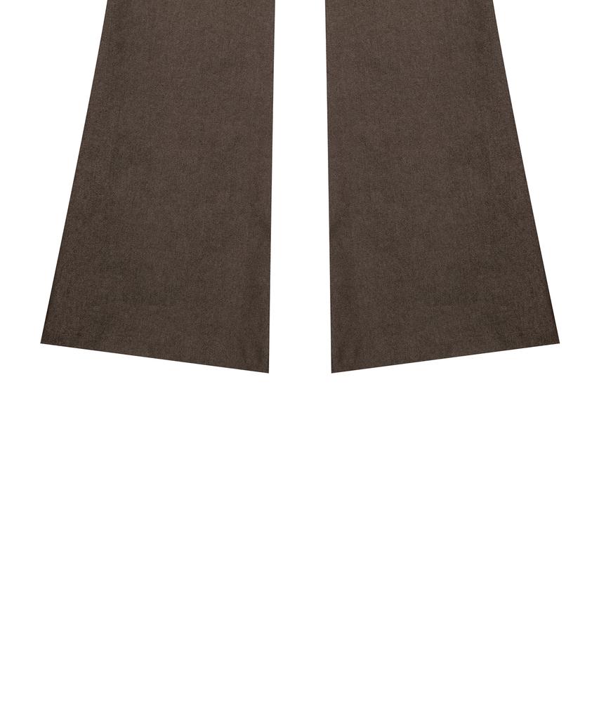LUVISTRUE Im Denim Pleats Skirt Pants(Brown)